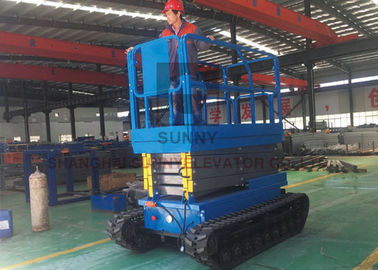 Tracked Load 300kg Self Propelled Crawler Scissor Lift With CE ISO