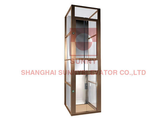 VVVF Indoor MRL  Hydraulic Home Elevator Lift Shalfless , Hydraulic Passenger Elevator